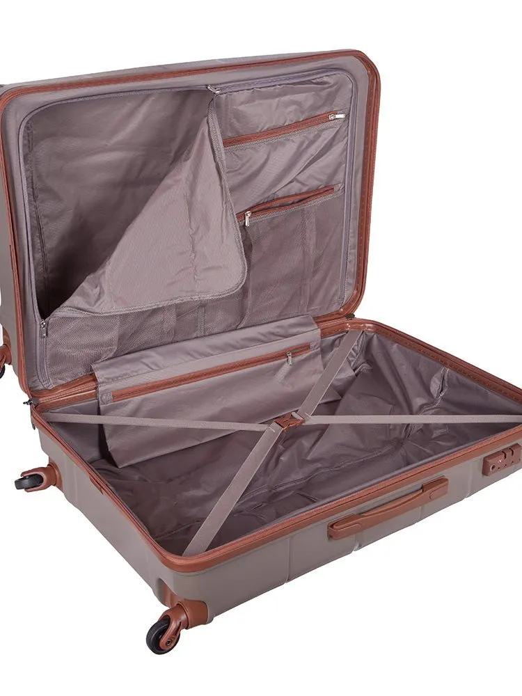 Cellini Spinn 74cm 4 Wheel Trolley Case | Mink