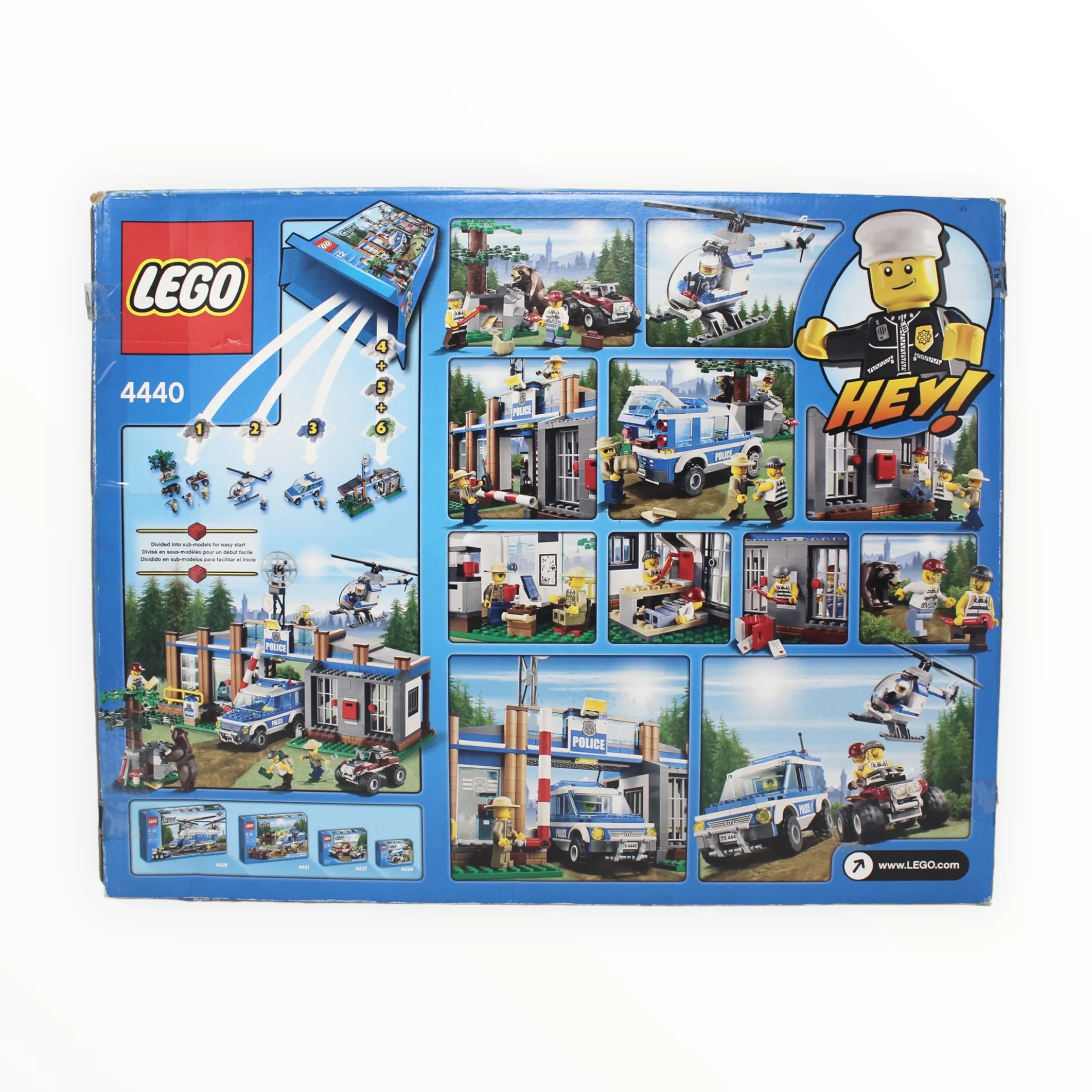Certified Used Set 4440 City Forest Police Station (open box, sealed bags)