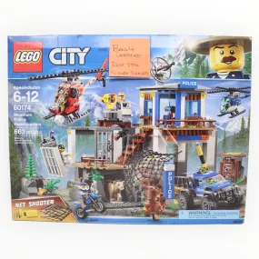 Certified Used Set 60174 City Mountain Police Headquarters (Bag 4 cert., all others sealed)