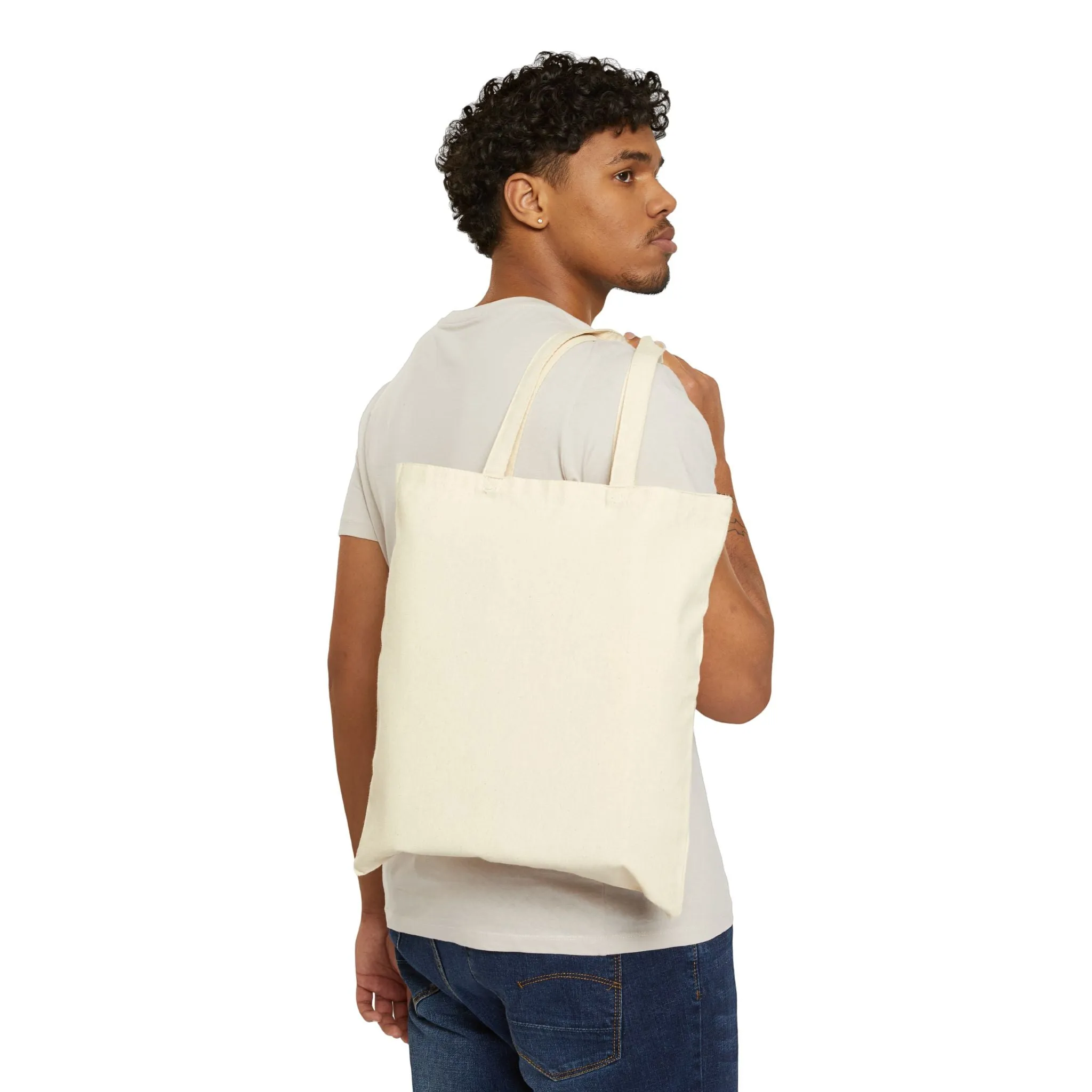 Colorful abstract design Cotton Canvas Tote Bag
