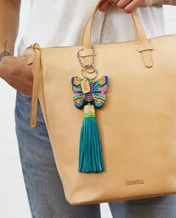 Consuela Aqua Butterfly Charm