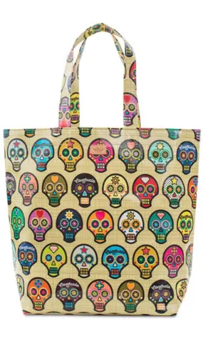 Consuela Sugar Skulls Grocery Bag 7608