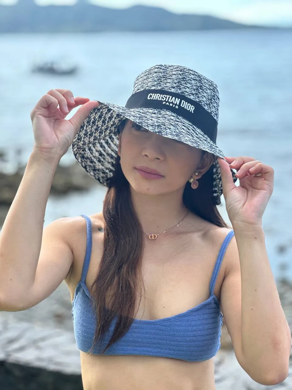 D-Bobby Houndstooth Brim Hat