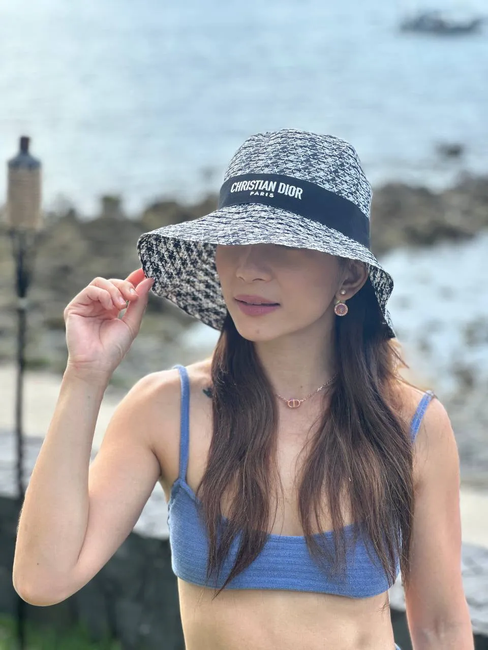 D-Bobby Houndstooth Brim Hat