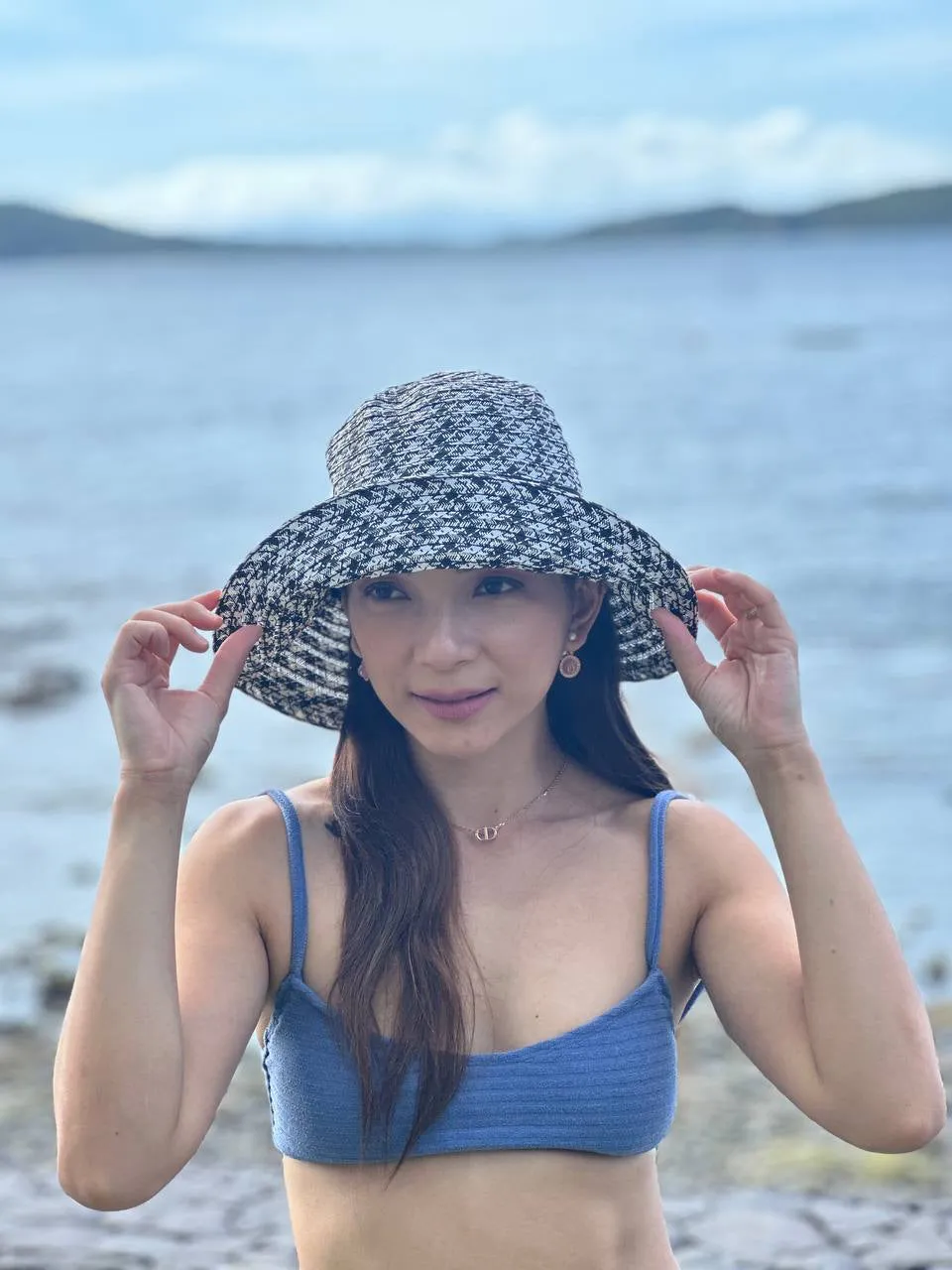 D-Bobby Houndstooth Brim Hat