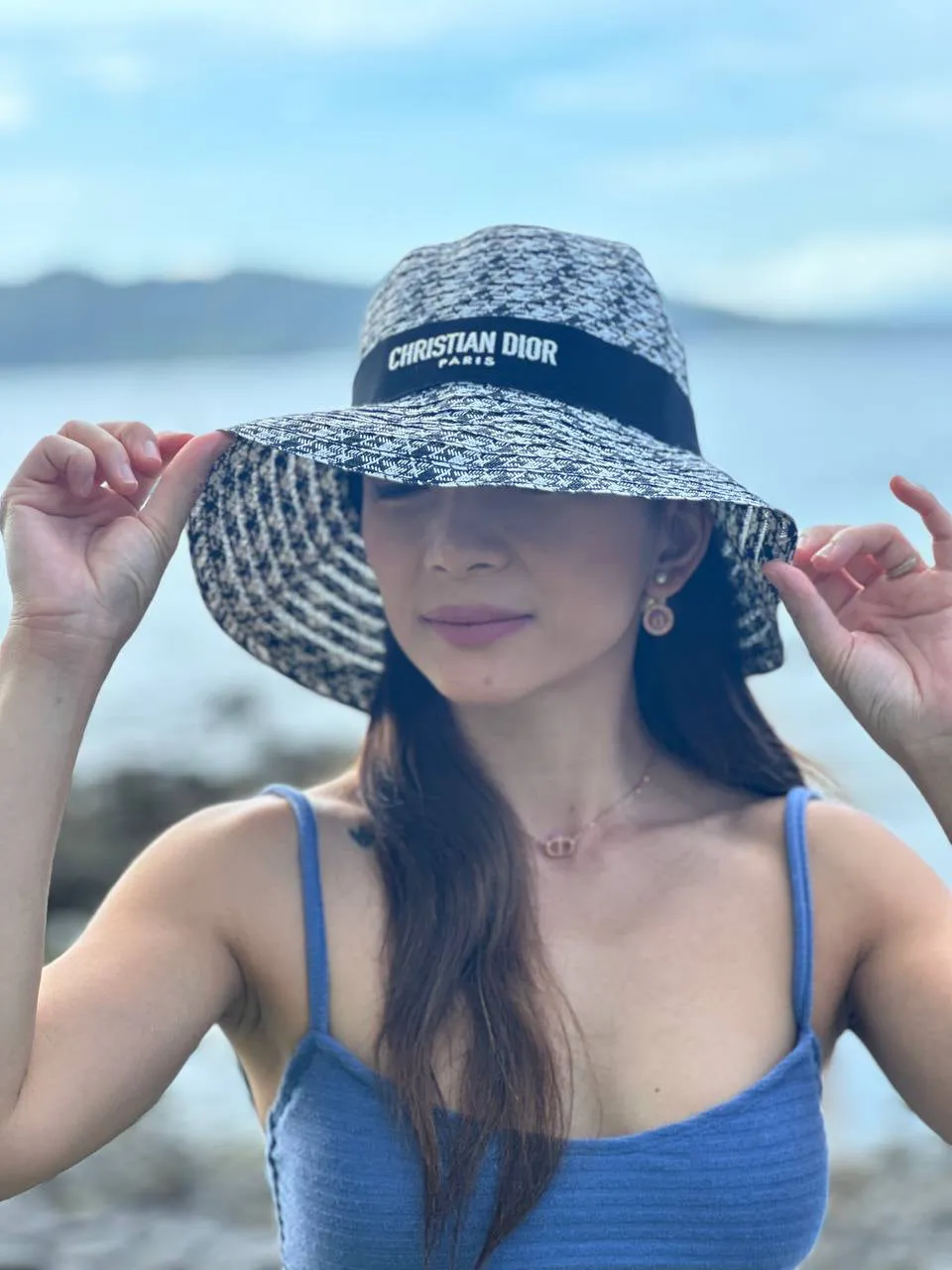 D-Bobby Houndstooth Brim Hat