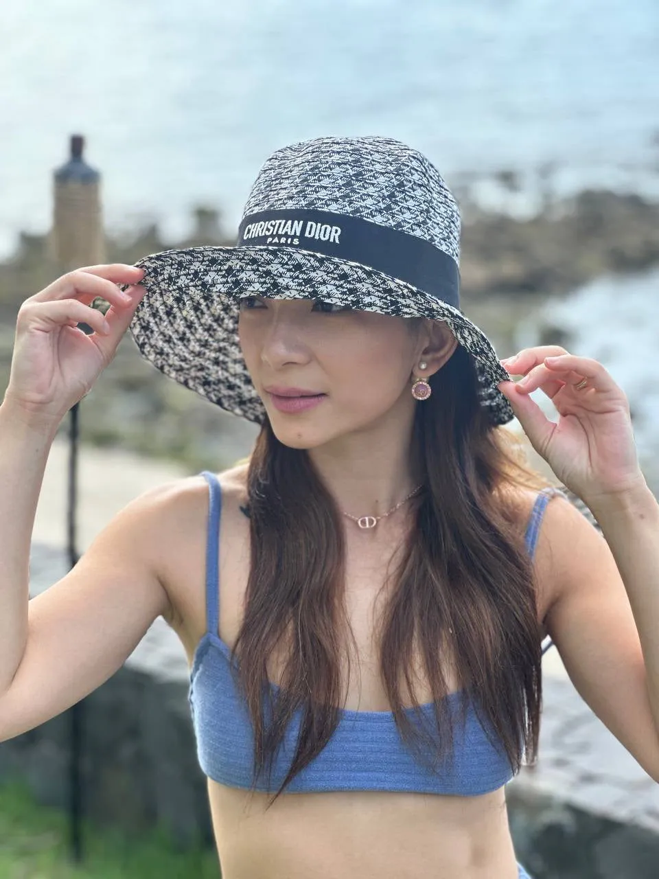 D-Bobby Houndstooth Brim Hat