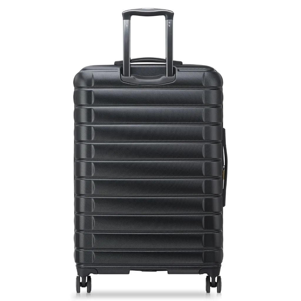 Delsey Shadow 75cm Top Loader Large Luggage - Black
