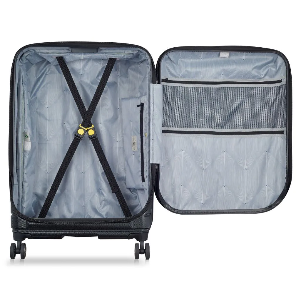 Delsey Shadow 75cm Top Loader Large Luggage - Black