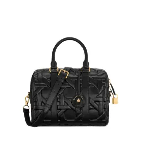 Dior Groove 25 Bag Black Graphic Cannage Calfskin