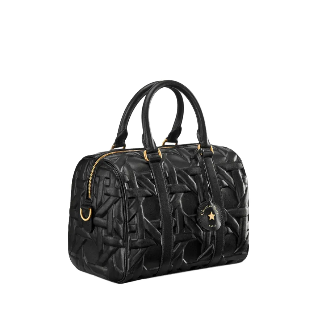 Dior Groove 25 Bag Black Graphic Cannage Calfskin