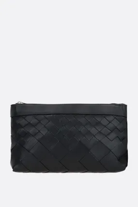 Duo Crossbody Bag In Intrecciato Vn