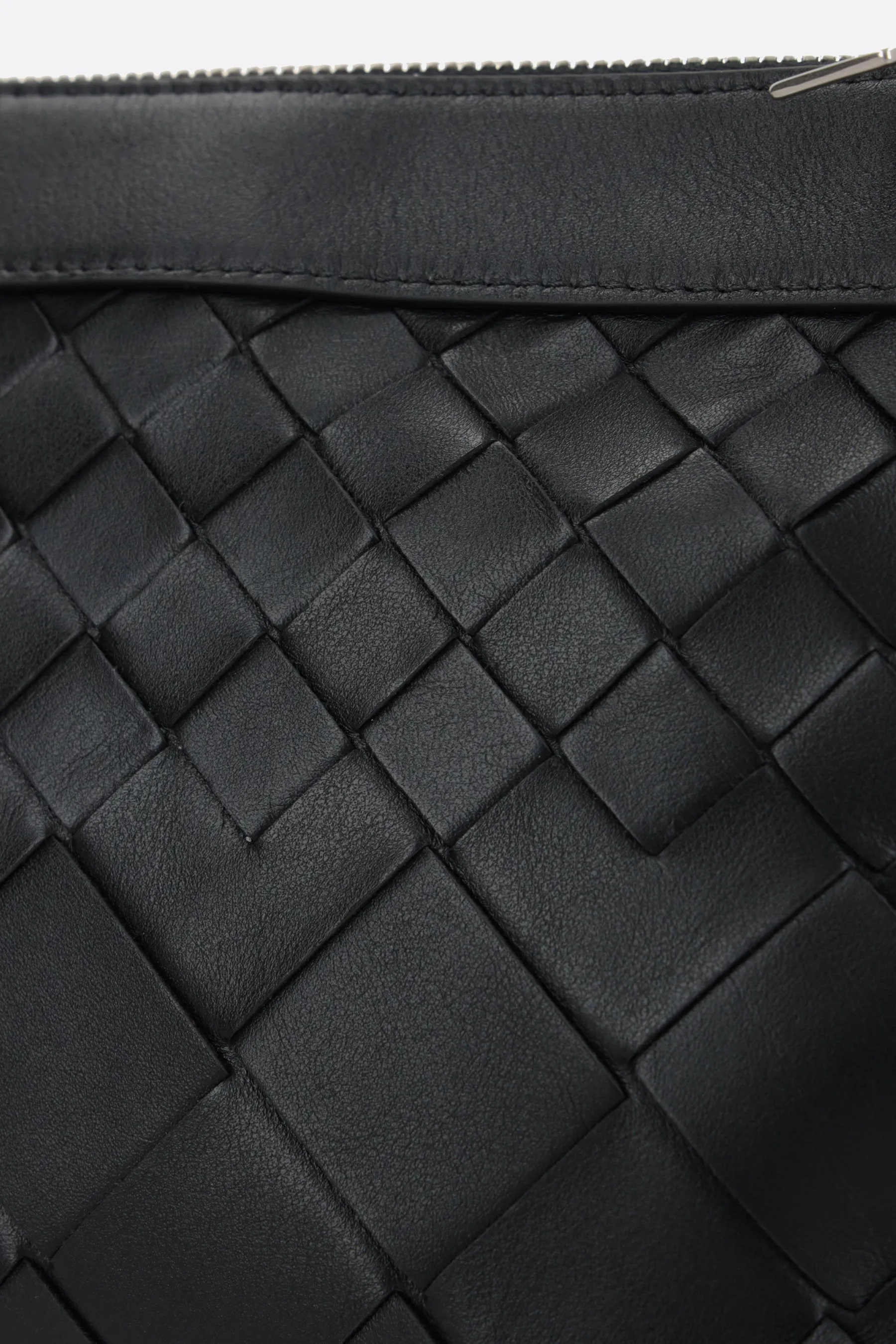 Duo Crossbody Bag In Intrecciato Vn