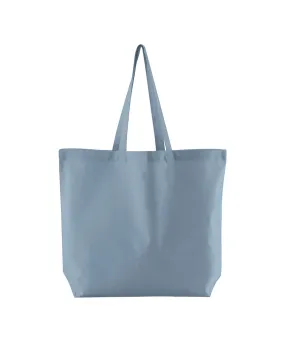 Dusty Blue - Organic cotton InCo. maxi bag for life