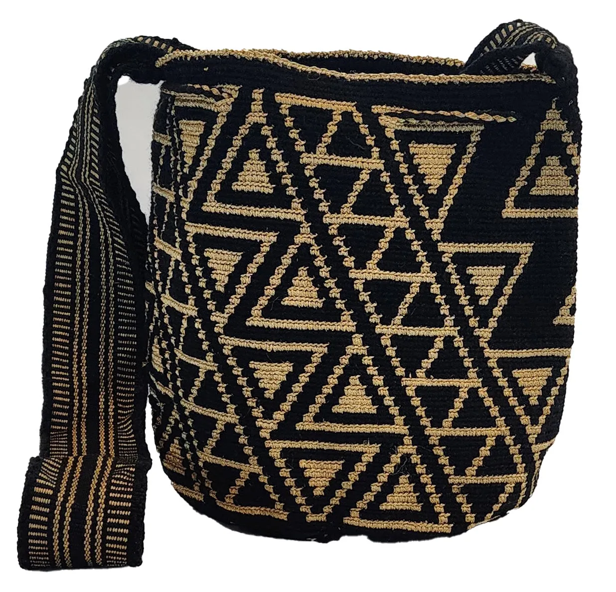 Ezra medium Handmade Wayuu Mochila bag