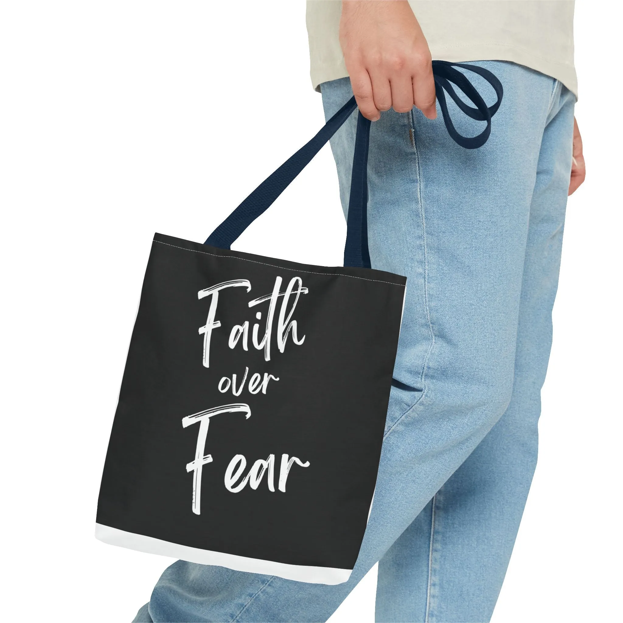 Faith and fear Tote Bag (AOP)