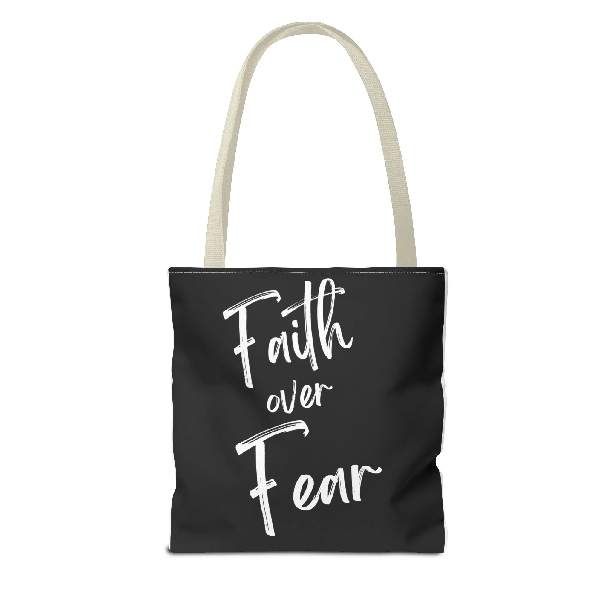 Faith and fear Tote Bag (AOP)