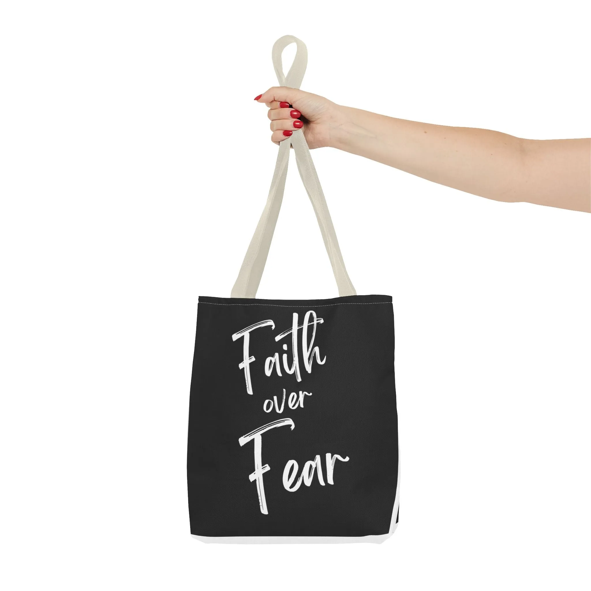 Faith and fear Tote Bag (AOP)