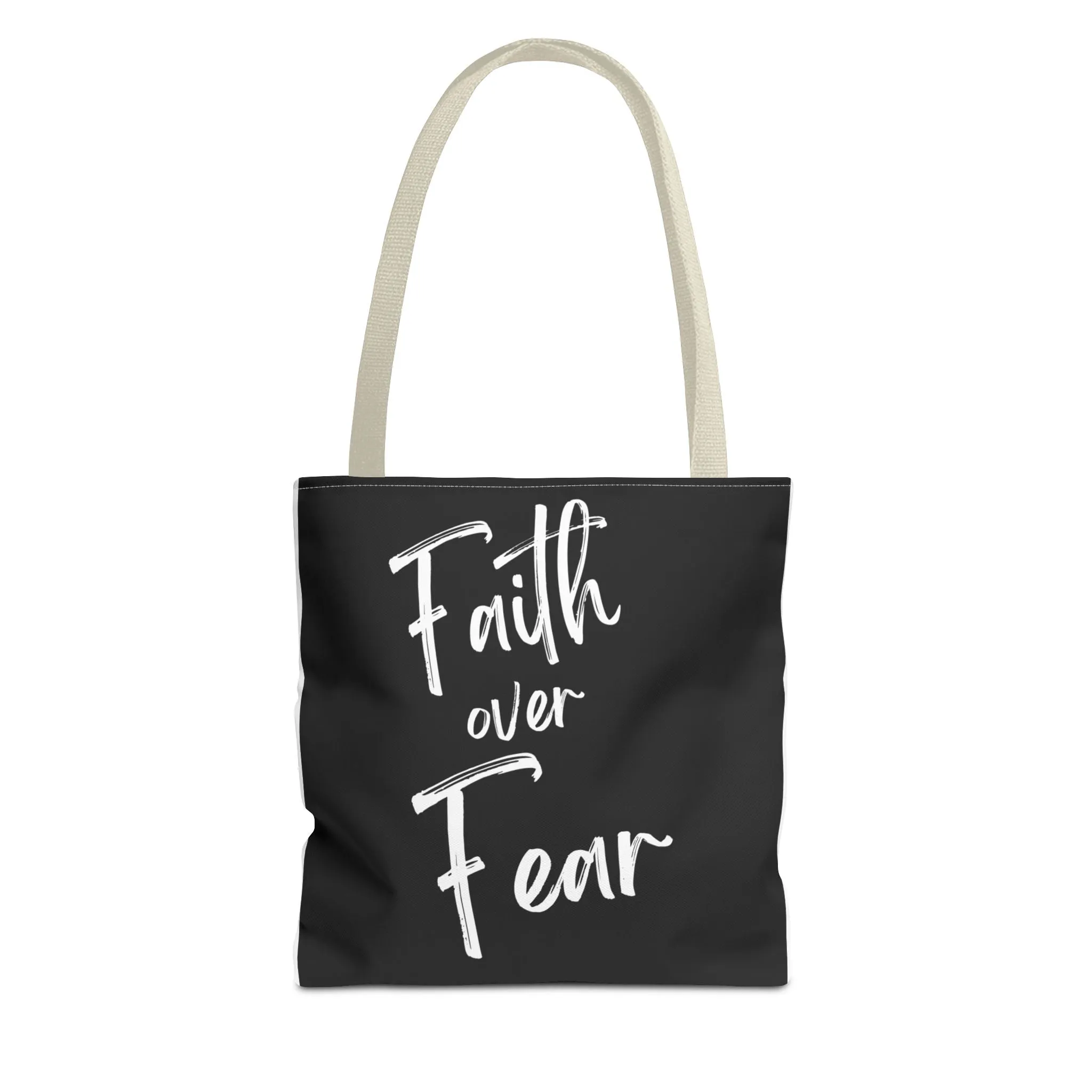 Faith and fear Tote Bag (AOP)