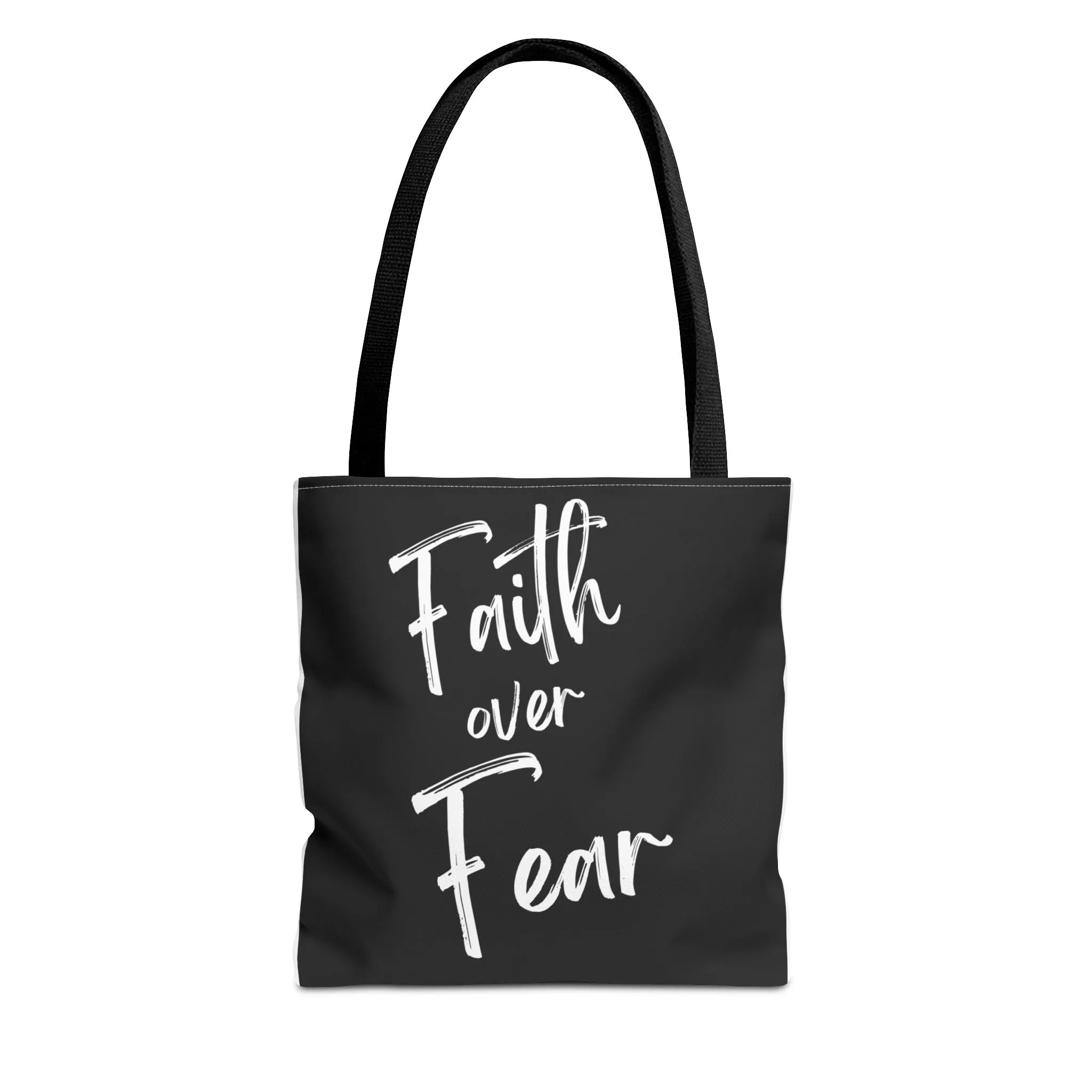 Faith and fear Tote Bag (AOP)