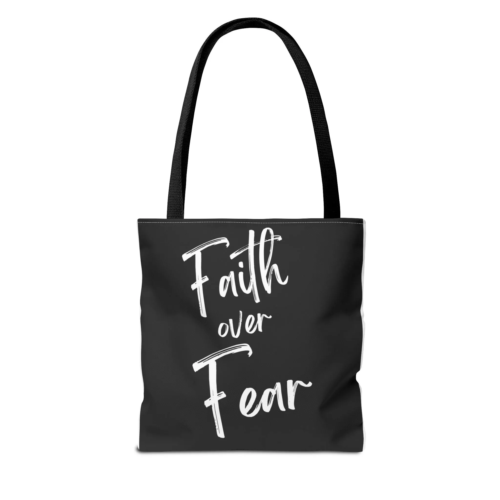 Faith and fear Tote Bag (AOP)