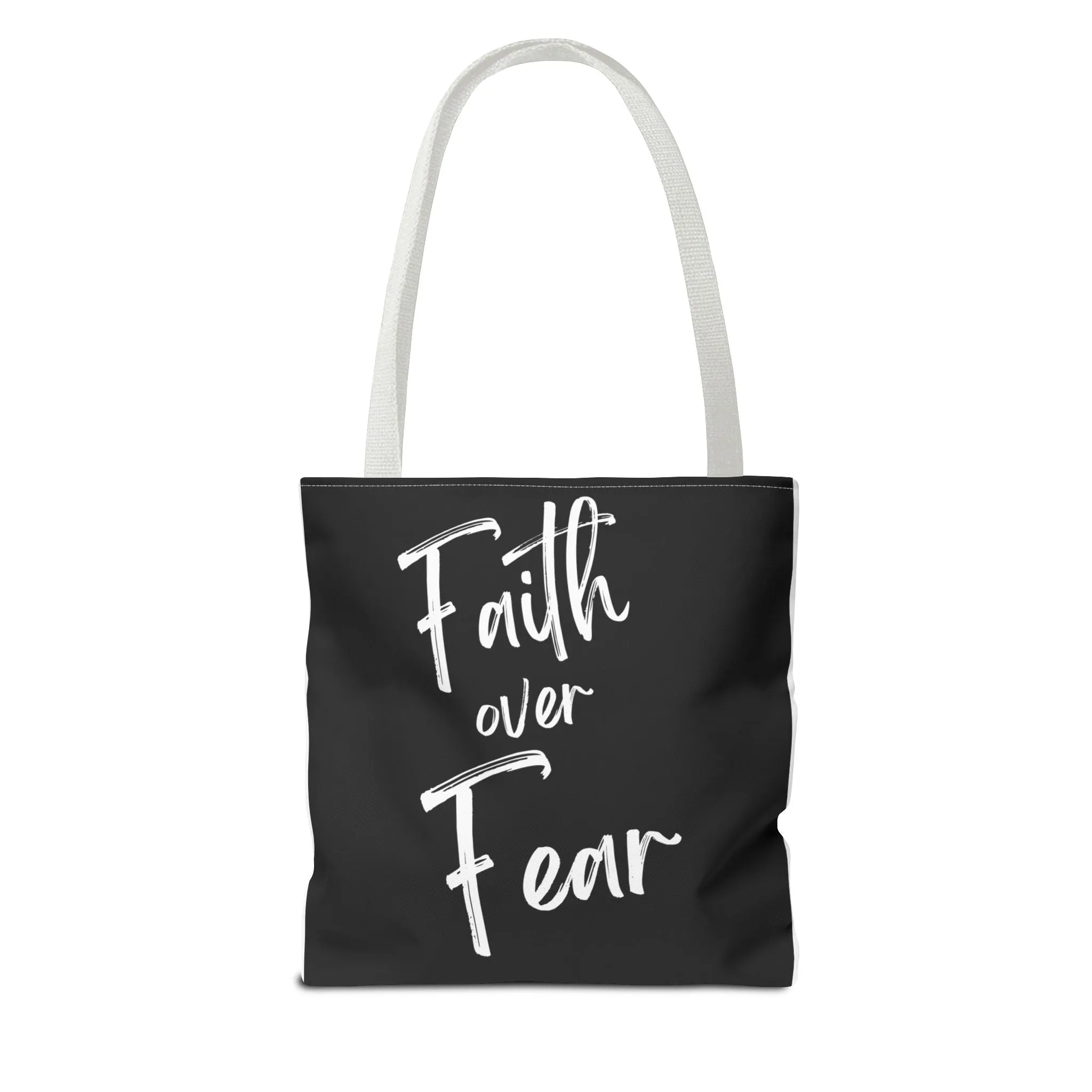 Faith and fear Tote Bag (AOP)