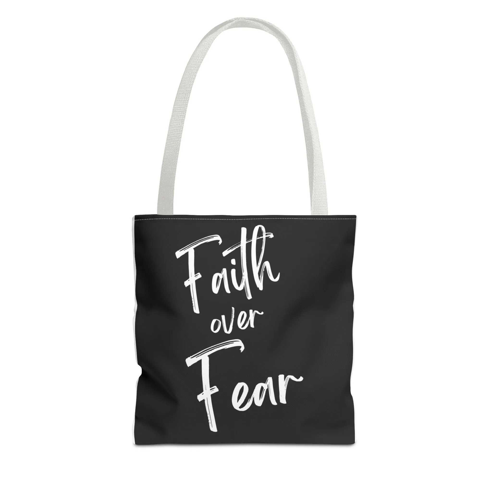 Faith and fear Tote Bag (AOP)