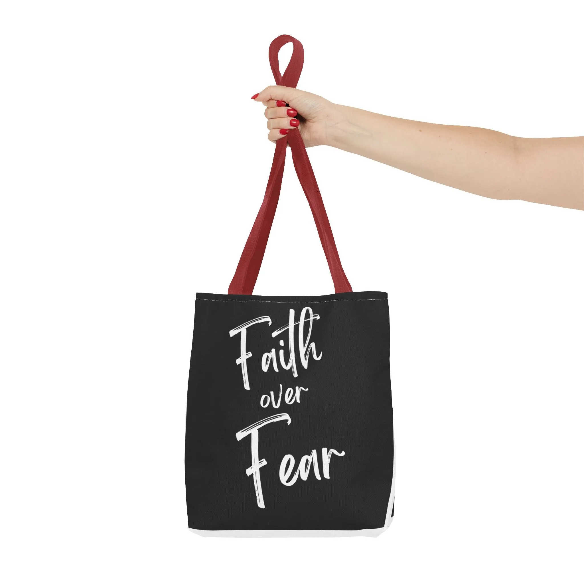 Faith and fear Tote Bag (AOP)