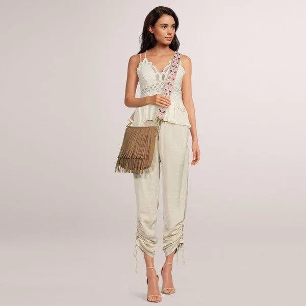 Fringe Bucket Bag Handbag