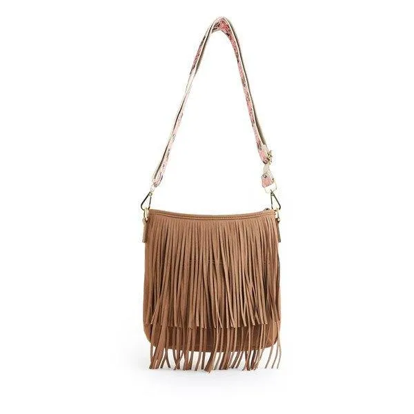 Fringe Bucket Bag Handbag