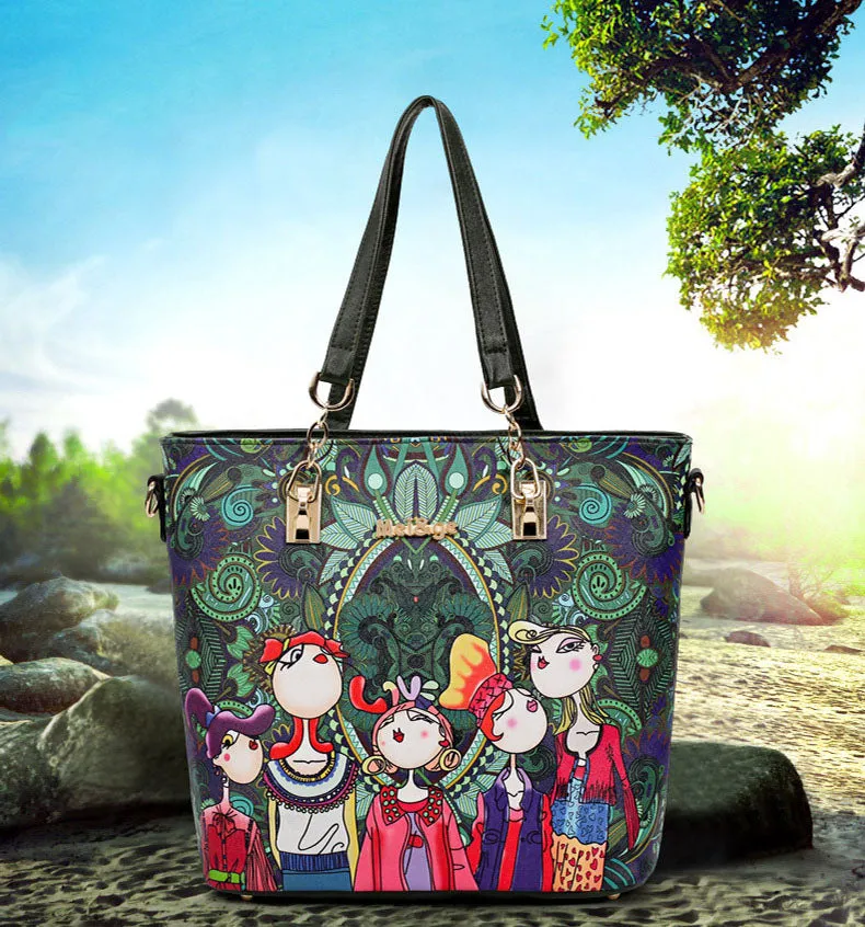 H1765 - 6Pc Fashion Handbag Set