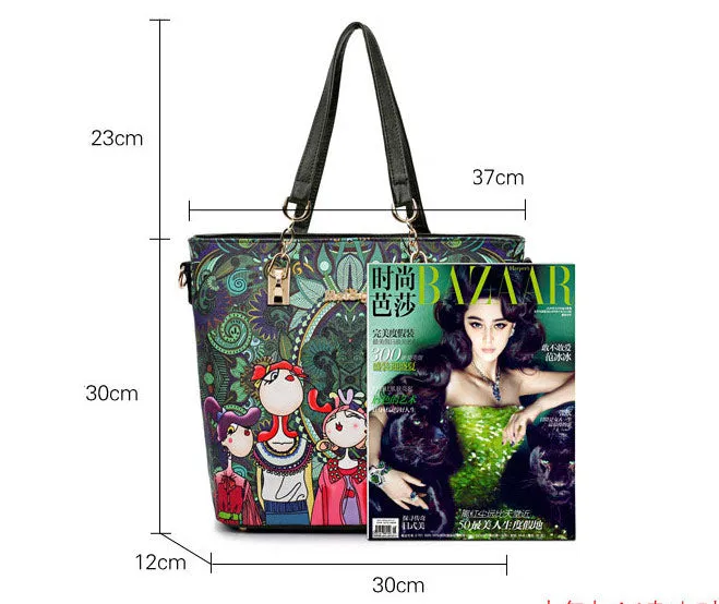 H1765 - 6Pc Fashion Handbag Set