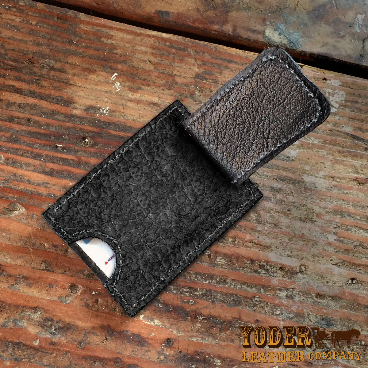 Hippo Black Clip Wallet