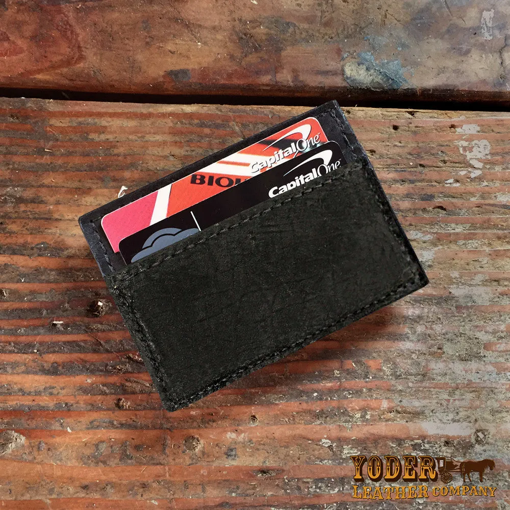 Hippo Black Clip Wallet