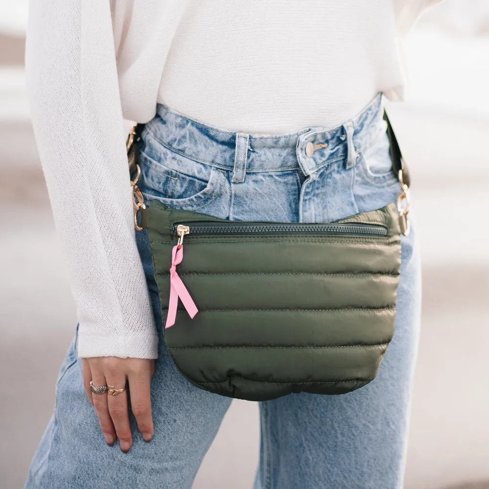 Jolie Puffer Belt Bag (Olive)