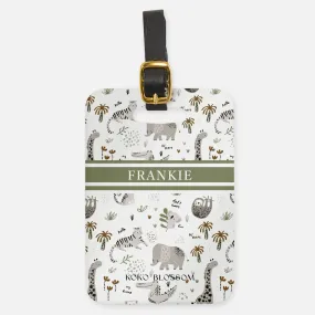Kids Luggage Tag | Safari