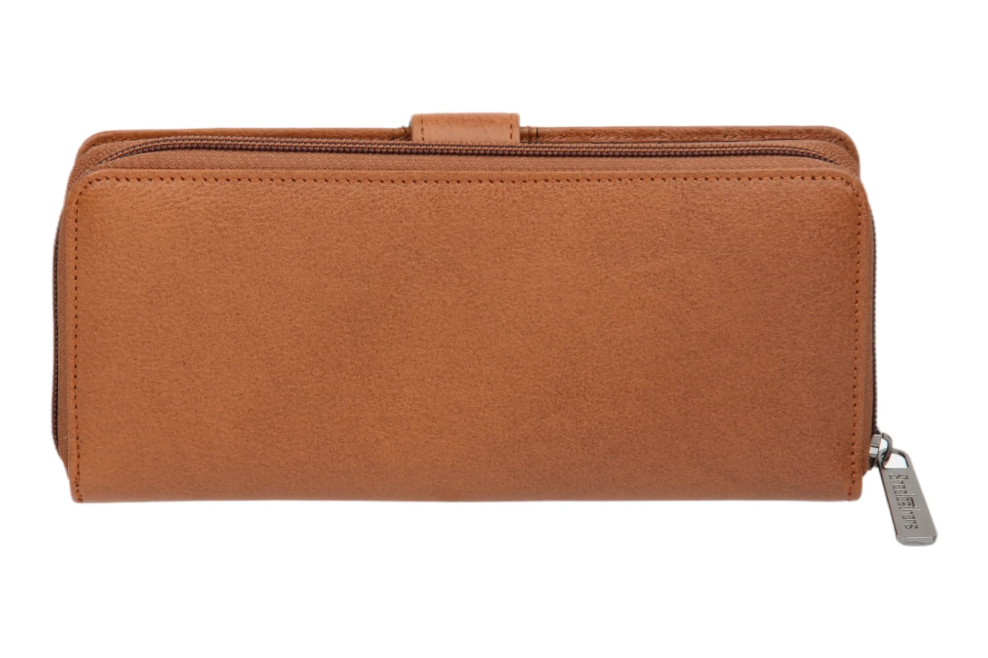 LADIES PREMIUM LEATHER CLUTCH 54507 (TAN)