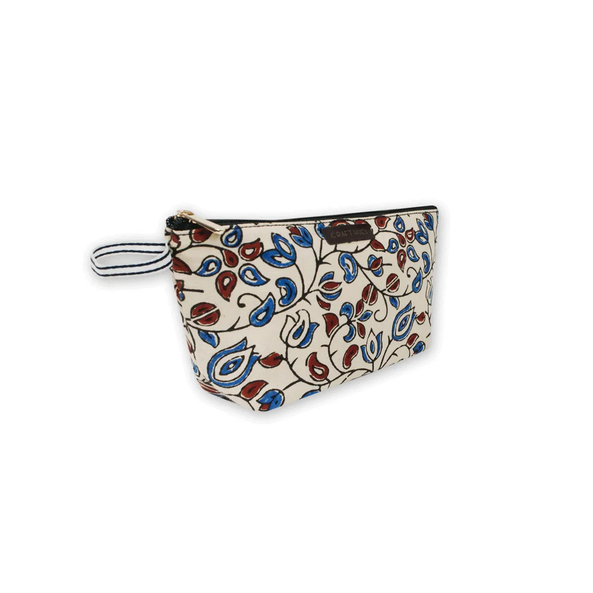 Lata Block Printed Pouch