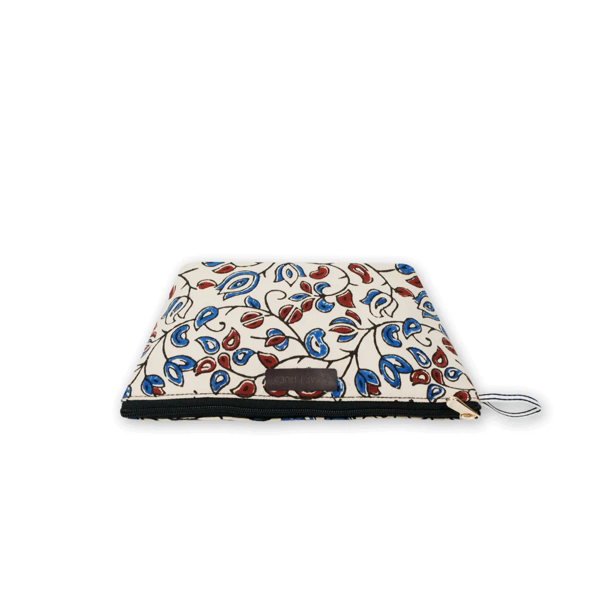 Lata Block Printed Pouch