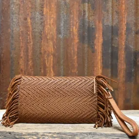 Latico Glory Clutch in Cognac