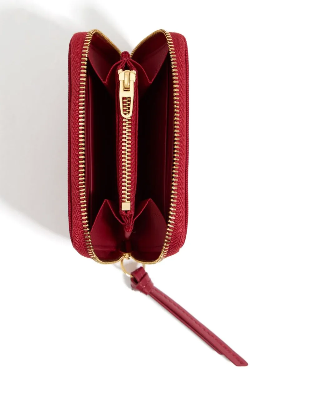 logo-plaque zipped wallet