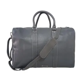 MANDAVA Genuine Leather Unisex Travel Duffel Bag Weekender Overnight Luggage Bag