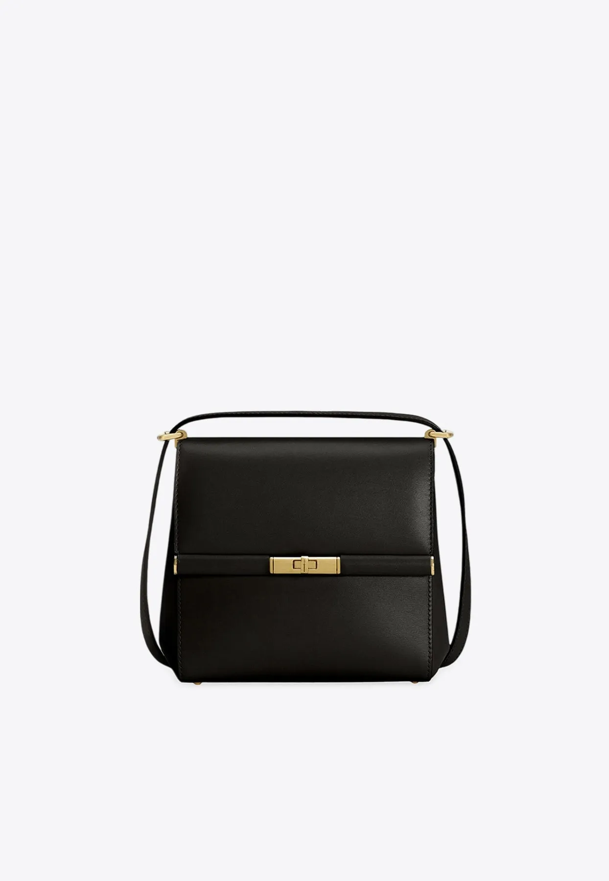 Marlene City Grained Leather Shoulder Bag