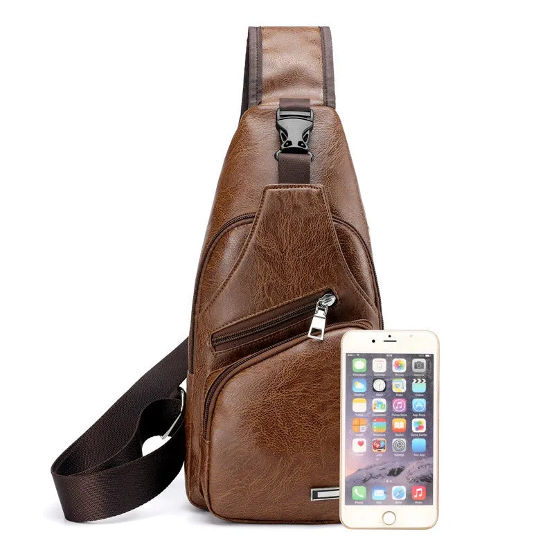 Men's Casual Multi-Functional Shoulder Bag