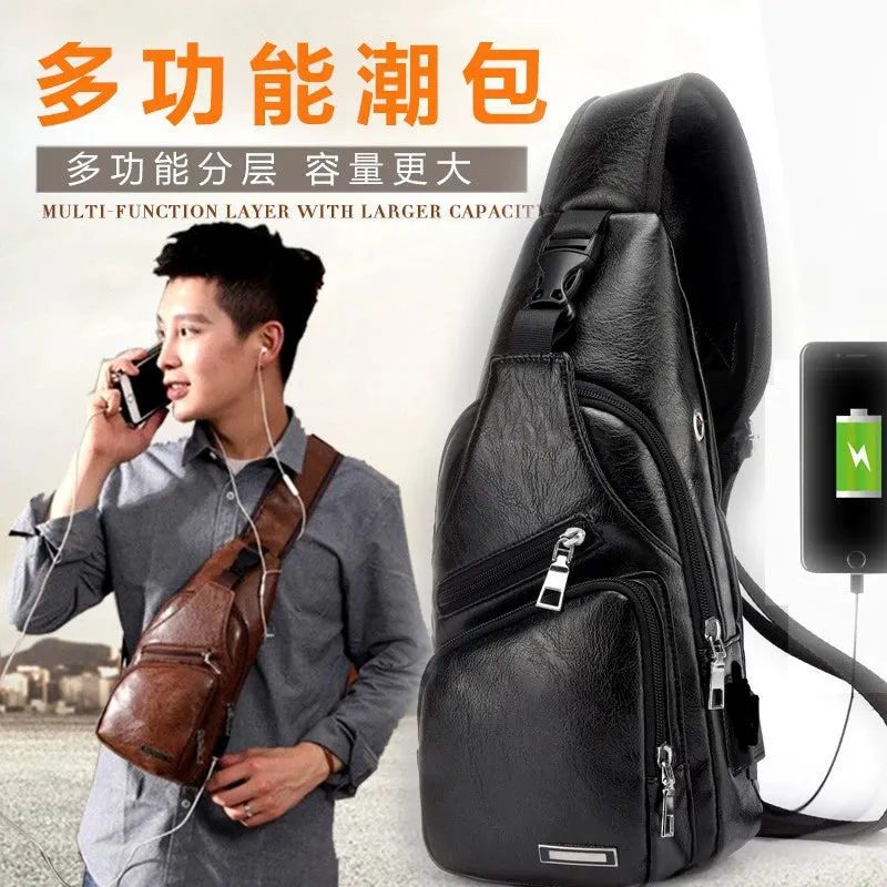 Men's Casual Multi-Functional Shoulder Bag