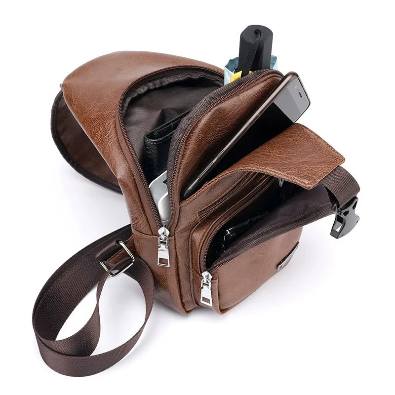 Men's Casual Multi-Functional Shoulder Bag