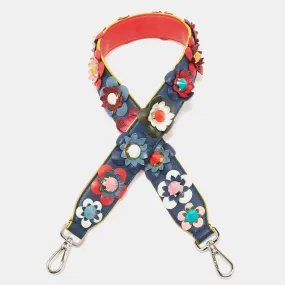 Multcolor Leather Flowerland Strap You Shoulder Bag Strap