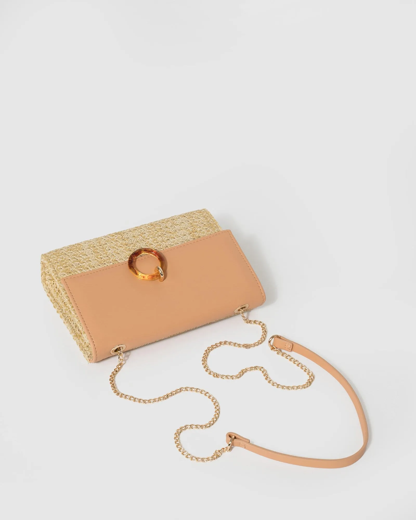 Natural Dahlia Ring Crossbody Bag
