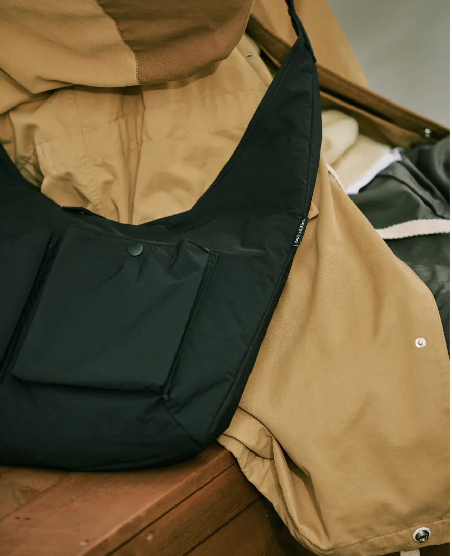 PADDED CROSS BORE BAG - GREY