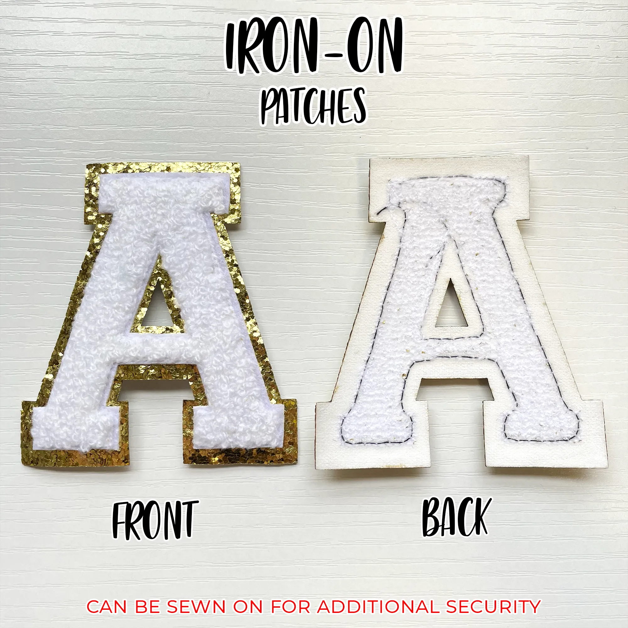 Phi Mu Iron-On Patch Set
